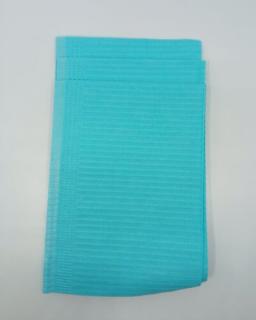 Kék  papír-nylon szalvéta 30x50 cm, 50 db (D)