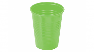 Műanyag pohár 2 dl, eldobható, Zöld - 50 db