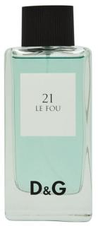 Dolce  Gabbana 21 Le Fou EDT tester 100 ml Férfi Parfüm