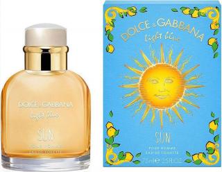 Dolce  Gabbana Light Blue Sun EDT 75ml Férfi Parfüm