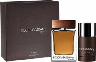 Dolce  Gabbana The One for Men EDT 100ml + 70g Deo Stift Férfi Parfüm Ajándékcsomag