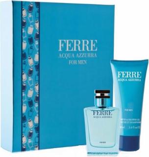 Gianfranco Ferre Acqua Azzurra EDT 100ml + 100ml Tusfürdő Férfi Parfüm Ajándékcsomag