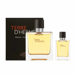 Hermés Terre D' Hermes EDP 75 ml + EDP 12.5ml Férfi Parfüm Ajándékcsomag