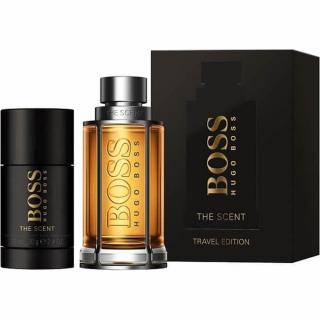 Hugo Boss The Scent EDT 100ml + 75ml Deo Stift Férfi Parfüm Ajándékcsomag