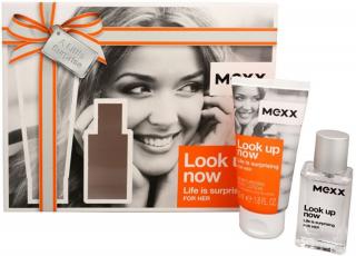 Mexx Look Up Now For Her EDT 15ml + 50 Testápoló Női Parfüm Ajándékcsomag