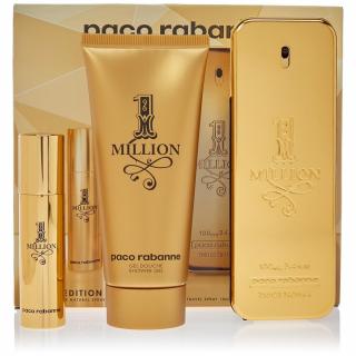 Paco Rabanne 1 Million EDT 100ML + Tusfürdõ 100ML + EDT 10ml Férfi Parfüm Ajándékcsomag