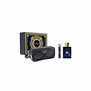 Versace Dylan Blue EDT 100 ml + 10 ml + Neszeszer Férfi Parfüm Ajándékcsomag