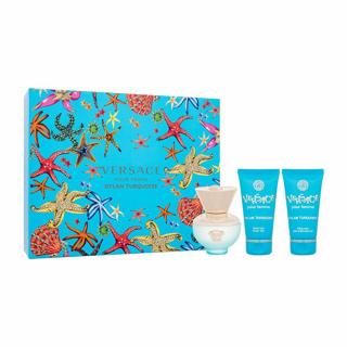 Versace Dylan Turquoise EDT 50 ml + Testápoló 50 ml + 50 ml Tusfürdő Női Ajándékcsomag