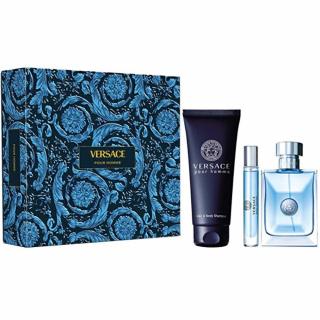 Versace Pour Homme EDT 100 ml + 10 ml + Tusfürdő 150 ml Férfi Parfüm Ajándékcsomag