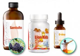 Tavaszi Immunerősítő Csomag: Fekete bodza + Lion Kids + D vitamin cseppek