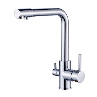 Bivio csaptelep víztisztítóhoz 3-utas, KRÓM, DESIGN