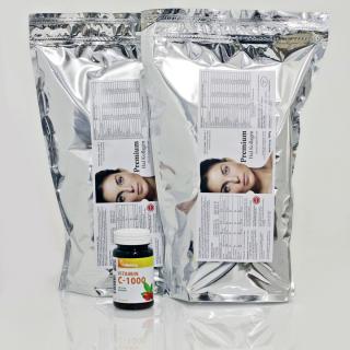 Hidrolizált halkollagén (2x1kg) - ajándék C-vitamin bioflavonoiddal