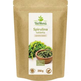 Spirulina Alga tabletta BioMenü 250 g