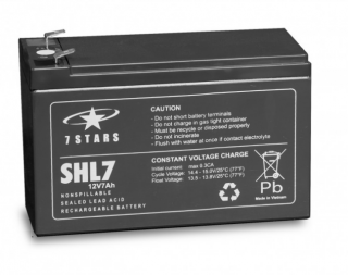 7 Stars SHL7-12 12V 7Ah Zselés akkumulátor