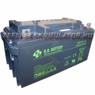 BB Battery 12V 65Ah Zselés akkumulátor