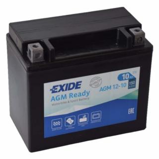 Exide AGM 12-10 (YTX12-BS) 12V 10Ah gondozásmentes AGM (zselés) motor akkumulátor