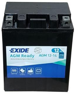 Exide AGM 12-14 (YTX14L-BS) 12V 12Ah gondozásmentes AGM (zselés) motor akkumulátor