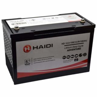 HAIDI 12,8V 100Ah Lítium vas foszfát (LiFePo4) ciklikus akkumulátor