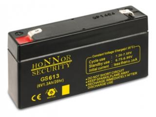 Honnor Security 6V 1,3Ah Zselés akkumulátor