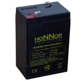 Honnor Security 6V 4,5Ah Zselés akkumulátor