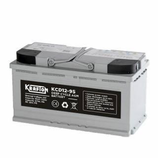 Krafton KCD12-95 12V 95Ah Ciklikus Zselés akkumulátor