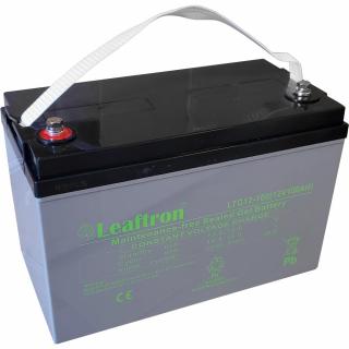 Leaftron 12V 100Ah Ciklkus GÉL Zselés Akkumulátor LTG12-100