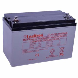 Leaftron 12V 100Ah Zselés akkumulátor LTL12-100