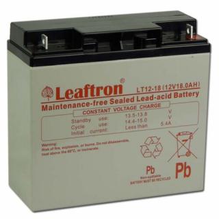 Leaftron 12V 18Ah  Zselés akkumulátor LT12-18