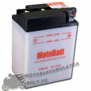 MotoBatt B38-6A 6V 13Ah Motor akkumulátor sav nélkül