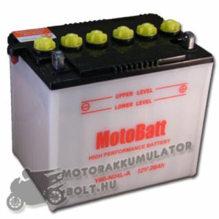 MotoBatt Y60-N24L-A 12V 28Ah Motor akkumulátor sav nélkül