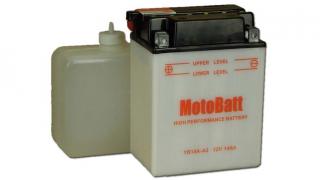 MotoBatt YB14A-A2  12V 14Ah Motor akkumulátor sav nélkül