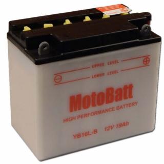 MotoBatt YB16L-B 12V 19Ah Motor akkumulátor sav nélkül