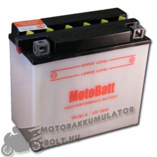 MotoBatt YB18L-A2 12V 18Ah Motor akkumulátor sav nélkül