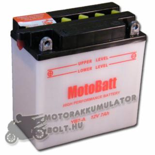 MotoBatt YB7-A 12V 8Ah Motor akkumulátor sav nélkül