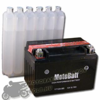MotoBatt YT12A-BS 12V 10Ah Motor akkumulátor