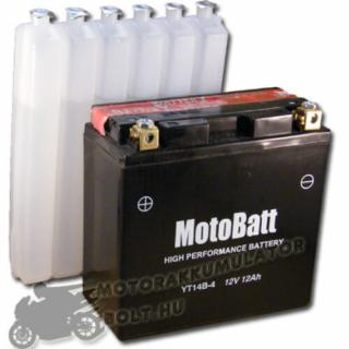 MotoBatt YT14B-4 12V 12Ah Motor akkumulátor