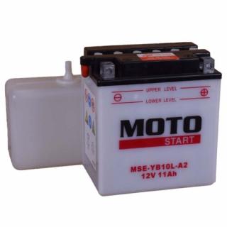 Motostart YB10L-A2 12V 11Ah Motor akkumulátor sav nélkül