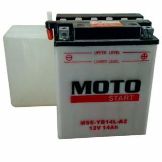 MotoStart YB14L-A2 12V 14Ah Motor akkumulátor sav nélkül