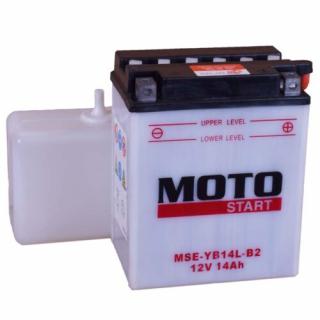 Motostart YB14L-B2 12V 14Ah Motor akkumulátor sav nélkül