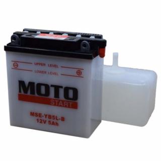 MotoStart YB5L-B  12V 5Ah Motor akkumulátor sav nélkül