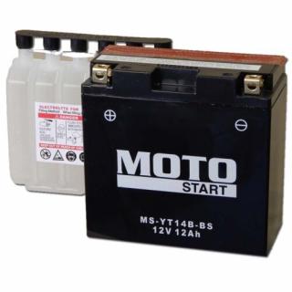 MotoSTART YT14B-BS 12V 12Ah gondozásmentes AGM (zselés) motor akkumulátor