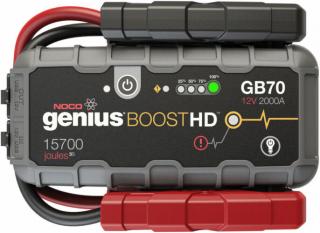 NOCO GB70 indításrásegítő (12V 2000 Amper), BOOST HD,  Bikázó, Lámpa, Power Bank