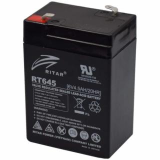 Ritar 6V 4,5Ah Zselés akkumulátor RT645