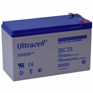 Ultracell 12V 7Ah Zselés akkumulátor