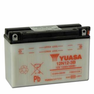 Yuasa 12N12-3B 12V 12Ah Motor akkumulátor sav nélkül