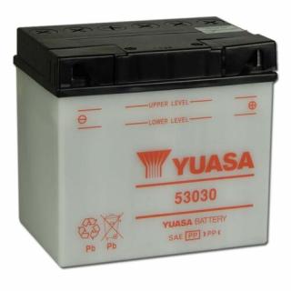 Yuasa 53030 12V 30Ah Motor akkumulátor sav nélkül