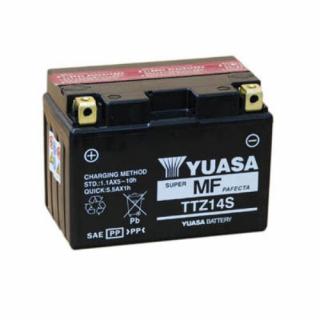 Yuasa TTZ14S-BS 12V 11,2Ah gondozásmentes AGM (zselés) motor akkumulátor