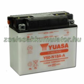 Yuasa Y50-N18A-A 12V 20Ah Motor akkumulátor sav nélkül