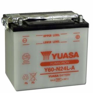 Yuasa Y60-N24L-A 12V 28Ah Motor akkumulátor sav nélkül