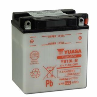 Yuasa YB10L-B 12V 11Ah Motor akkumulátor sav nélkül